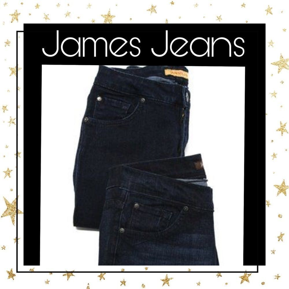 James Jeans Mid Rise Skinny Dk Wash 24 26
